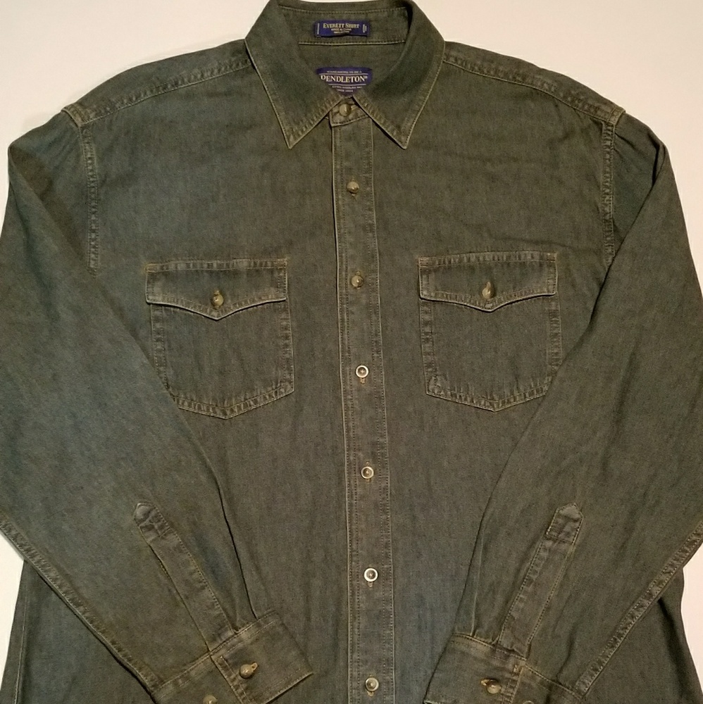 Pendleton Denim Everett Shirt, Size Large